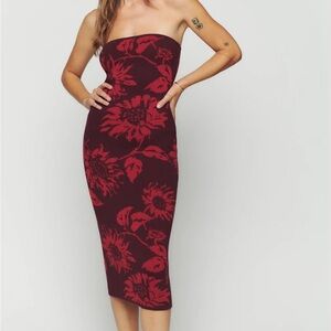 Reformation Cianna Strapless Sweater Dress Becca - Size S